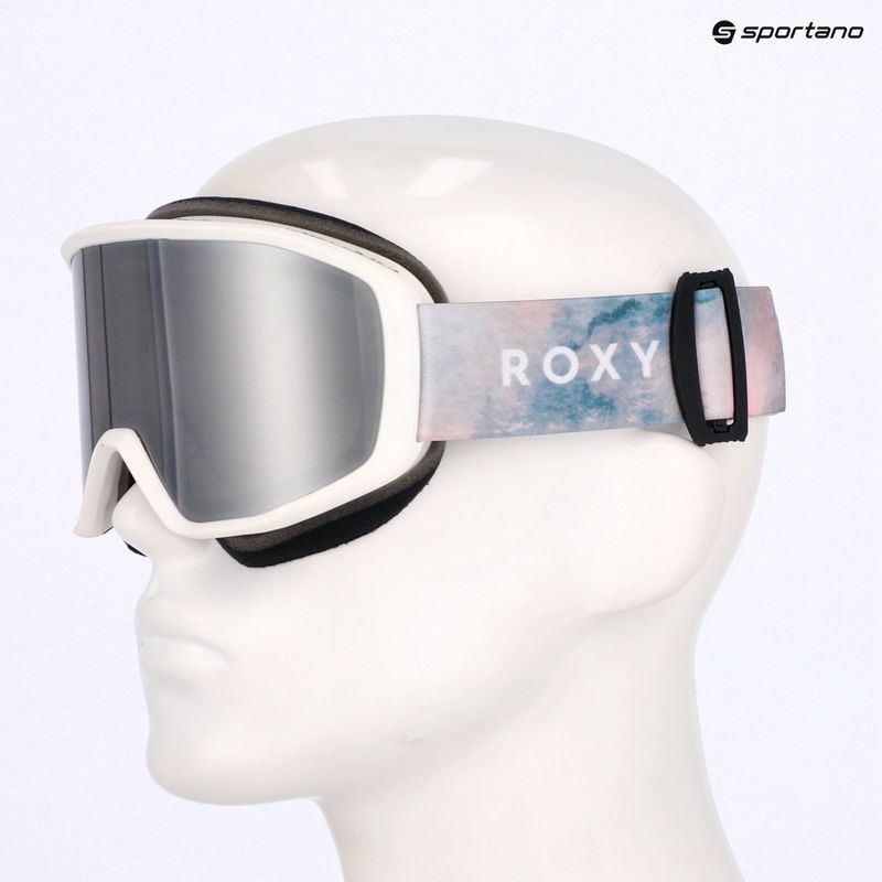 Maschere da snowboard da donna ROXY Izzy mystery fog/silver mi 14