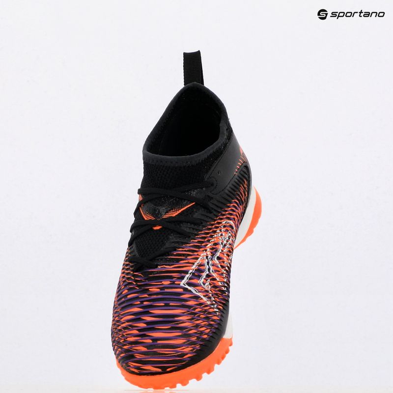 PUMA Future 8 Match TT + Mid scarpe da calcio per bambini puma nero/puma bianco/rosso incandescente 9