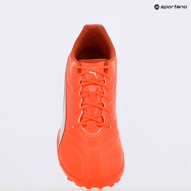 PUMA King Pro TT scarpe da calcio uomo rosso incandescente/puma bianco/rosso fuoco 9