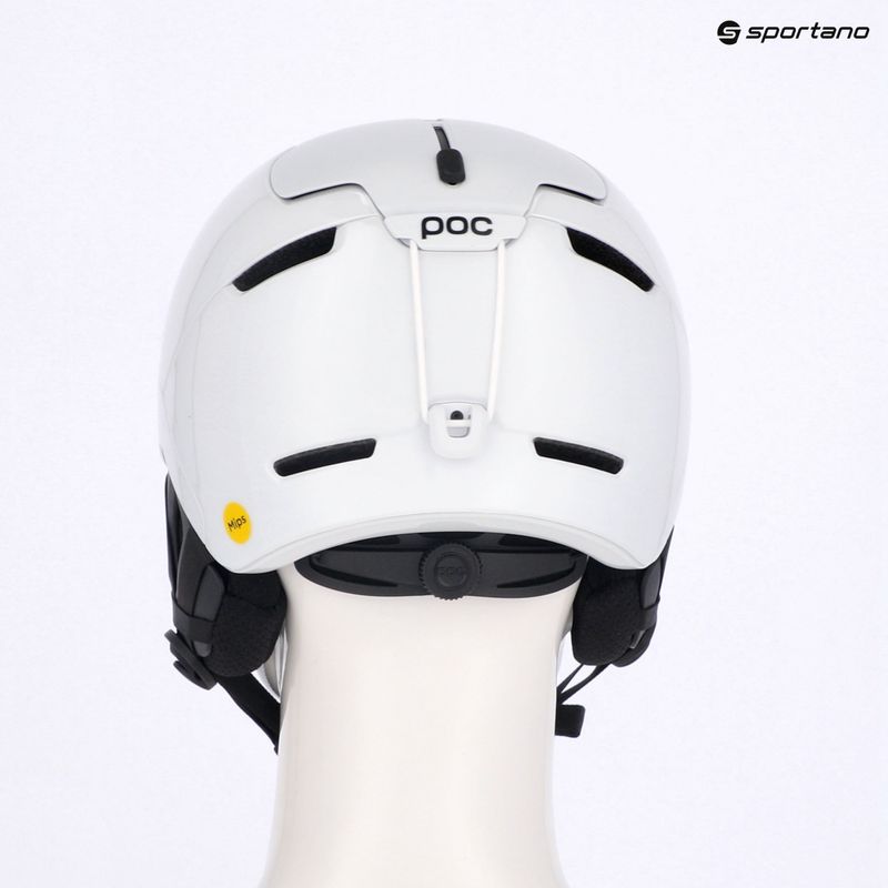 Casco da sci POC Obex MIPS bianco idrogeno 7