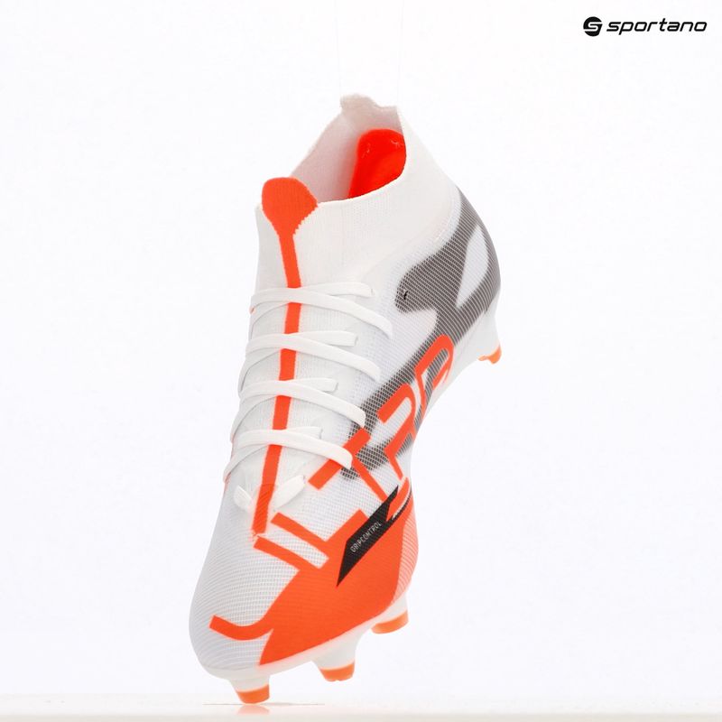 Scarpe da calcio da uomo PUMA Ultra 5 Match+ FG/AG puma bianco/puma nero/rosso brillante 9