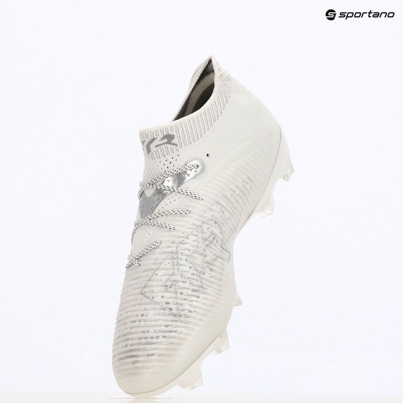 Scarpe da calcio da uomo PUMA Future 8 Ultimate FG puma bianco/argento opaco 9