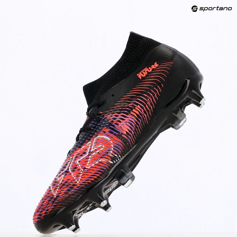 PUMA Future 8 Match MxSG scarpe da calcio uomo puma nero/puma bianco/rosso incandescente 9