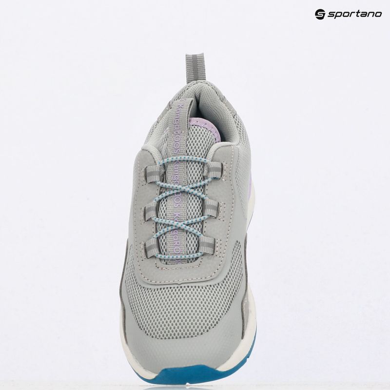 KangaROOS KD-Road scarpe da bambino grigio vapore/lavanda 11