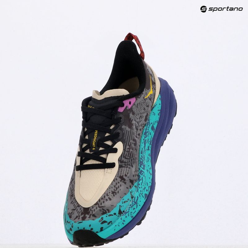 HOKA Speedgoat 6 scarpe da corsa da uomo in farina d'avena/mountain iris 10