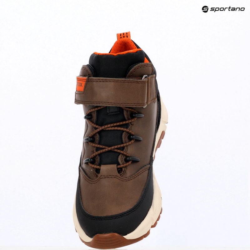 Geox Flexyper Plus marrone cotto / nero scarpe junior 18