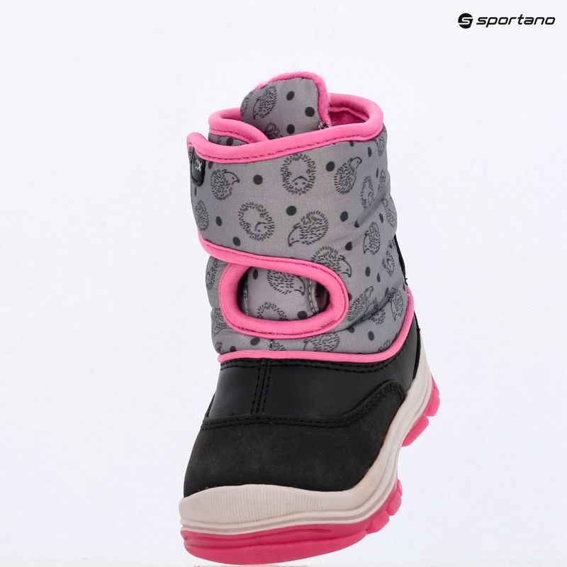 Geox Flanfil ABX stivali da neve per bambini nero / fucsia 15