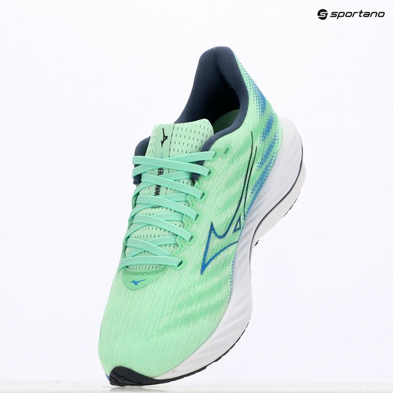 Scarpe da corsa da uomo Mizuno Wave Rider 28 neo menta/blu di frontiera/vintage 9