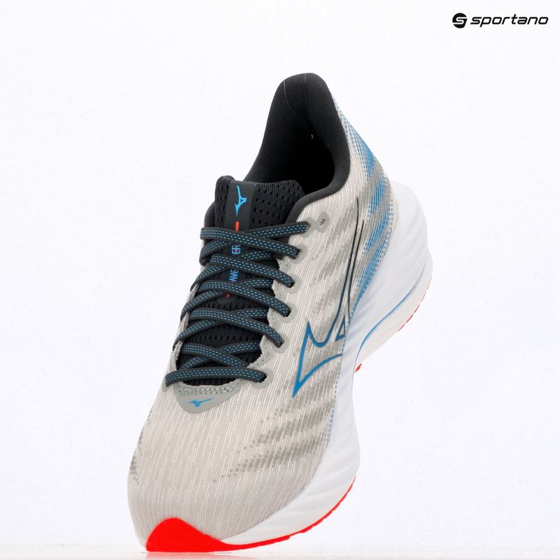 Scarpe da corsa da uomo Mizuno Wave Rider 28 nimbus cloud/blue pace/igniotion red 11