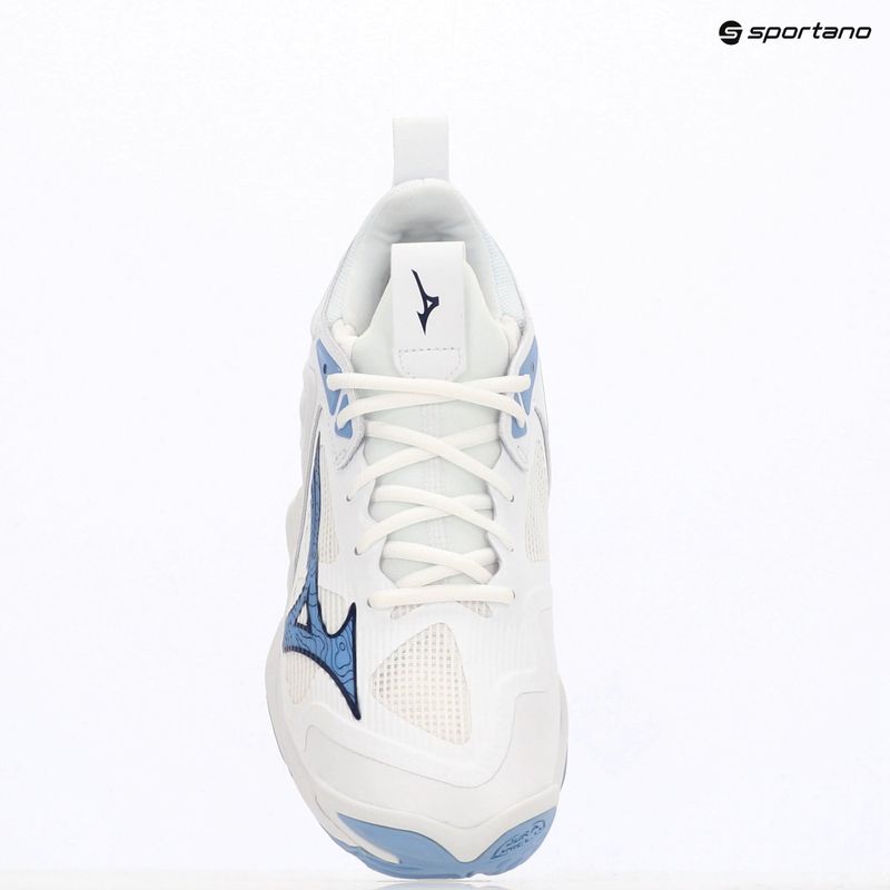 Mizuno Wave Momentum 3 scarpe da pallavolo bianco/bellwether blu/bel air blu 11