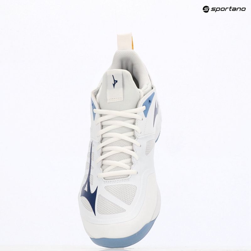 Scarpe da pallavolo Mizuno Wave Dimension bianco/bellwether blu/bel air blu 9
