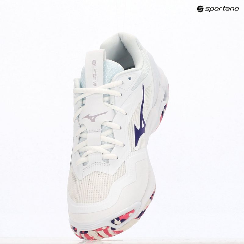 Scarpe Mizuno Wave Stealth 6 bianco/viola indaco/rosa camelia 9
