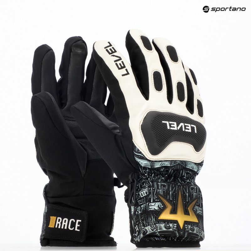 Guanti da sci Level Race Replica pk bianco 6