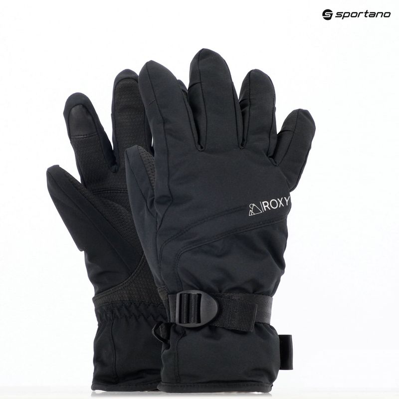 Guanti da snowboard da donna ROXY Gore Tex Fizz nero vero 12