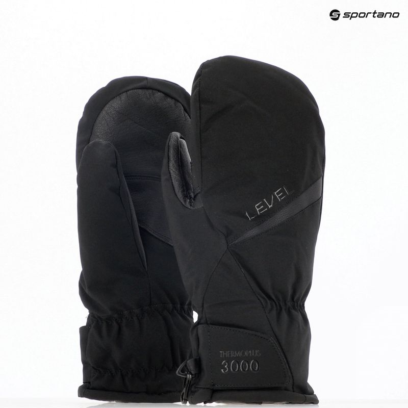 Guanto da sci da uomo Level Alpine Mitt nero 7
