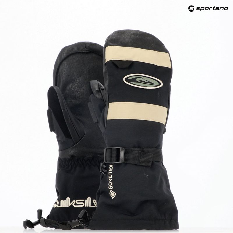 Guanto da snowboard Quiksilver Austen Sweetin Goretex da uomo nero vero 8