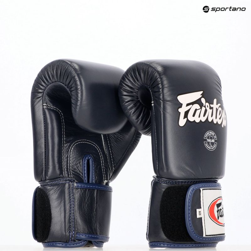 Guanti da boxe blu Fairtex Universal "Tight-Fit" Design 8