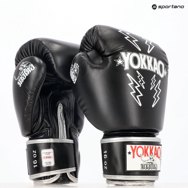Guanti da boxe da uomo YOKKAO Stadium nero 5