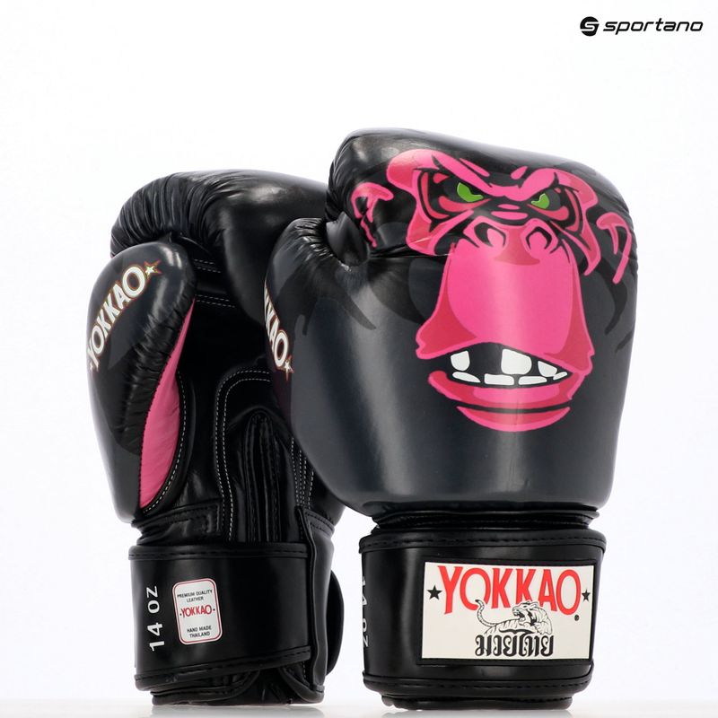 Guanti da boxe da uomo YOKKAO Primate nero 8