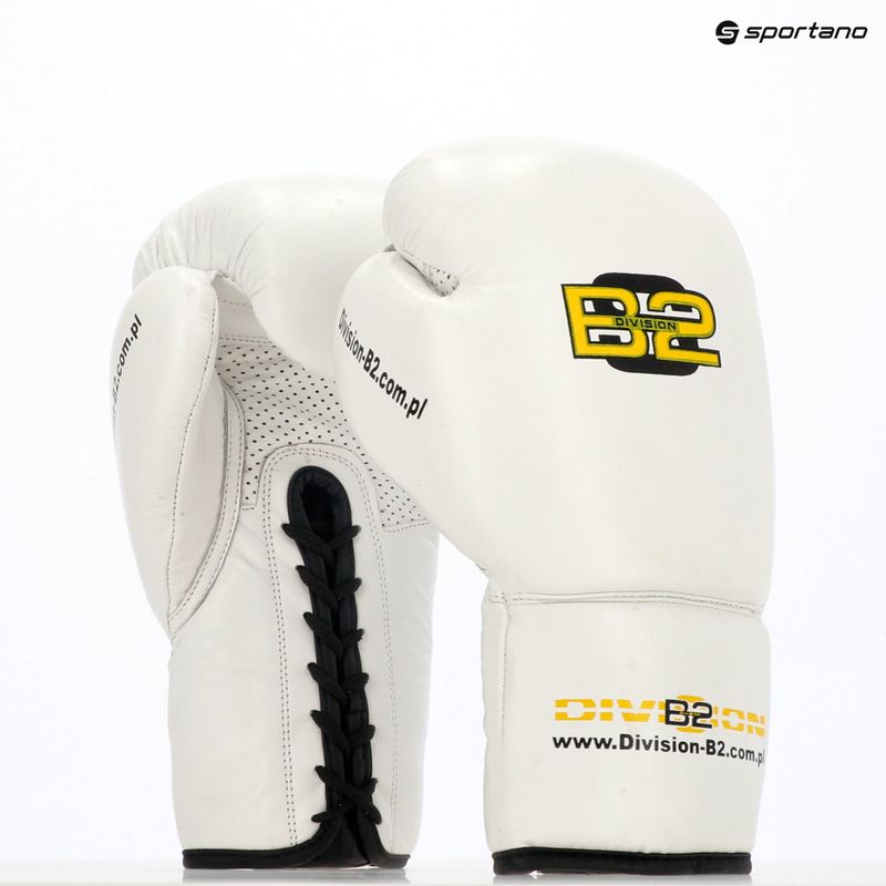 Guanti da boxe DIVISION B-2 DIV-PFG1500 Pro 3-Layer Foam bianco 8
