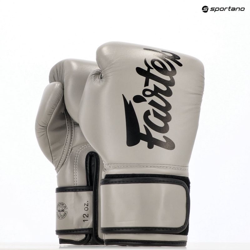 Guanti a dita nude grigi in microfibra Fairtex 13