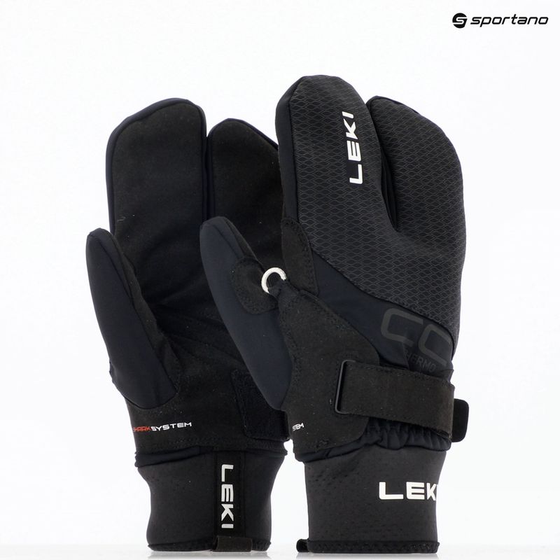 Guanti da sci LEKI CC Thermo Shark Lobster (2+2) nero 3