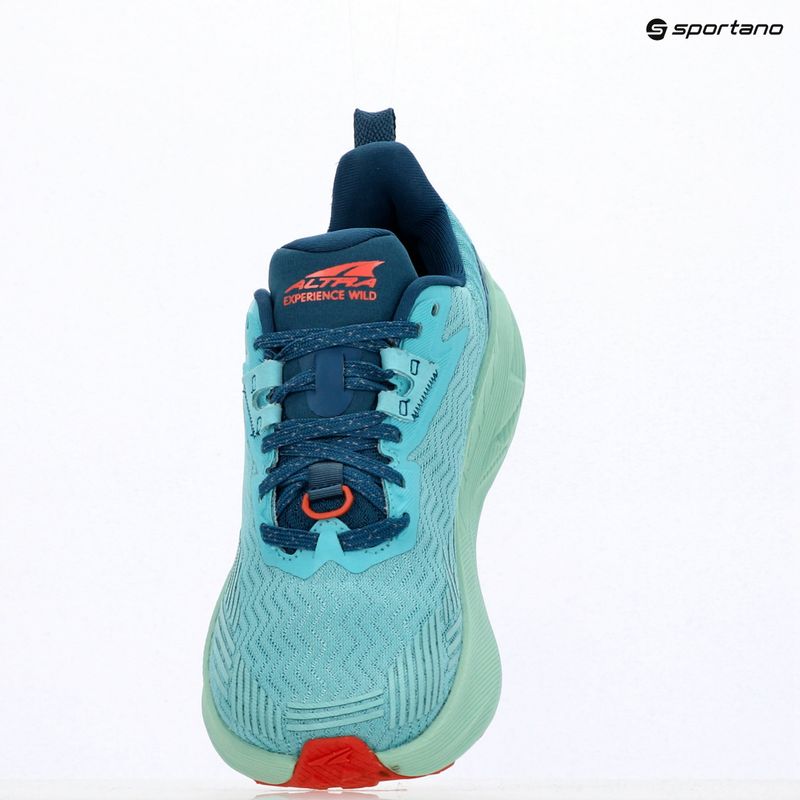 Scarpe da corsa Altra Experience Wild verde acqua da donna 9