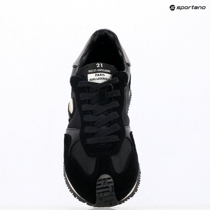 Scarpe da donna KARL LAGERFELD Velocette Embro Nft nero pelle/tessuto 9
