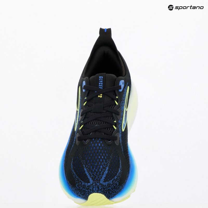 Scarpe da corsa da uomo Brooks Glycerin 22 nero/cobalto/giallo ghiaccio 9