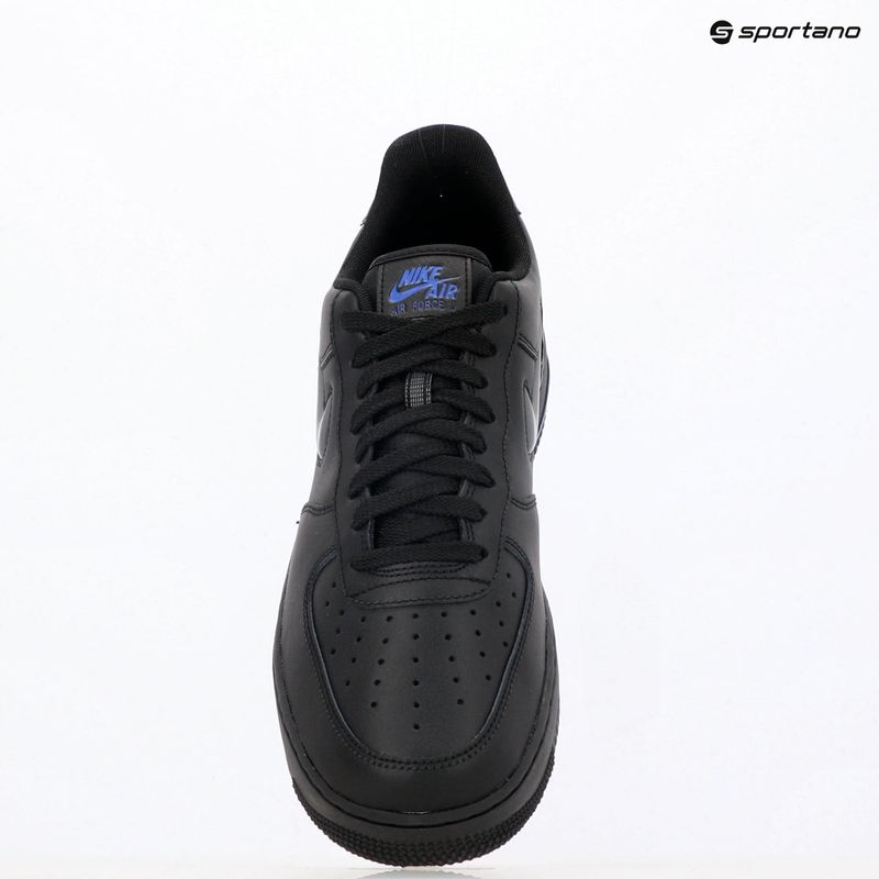 Uomo Nike Air Force 1 Jewel scarpe nere 9
