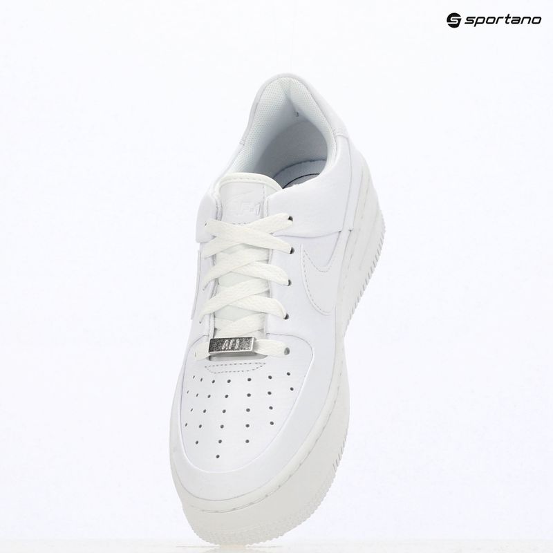 Nike Air Force 1 Sage Low scarpe da donna bianco/bianco/bianco 9