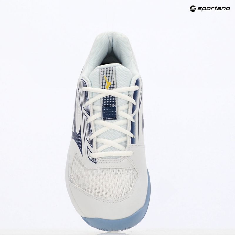 Mizuno Cyclone Speed 5 scarpe da pallavolo bianco/bellwether blu/bel air blu 9