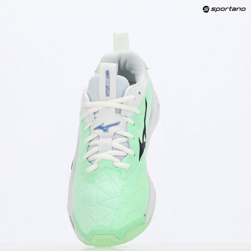 Scarpe da pallamano Mizuno Wave Stealth Neo 2, menta/nero/blu 9