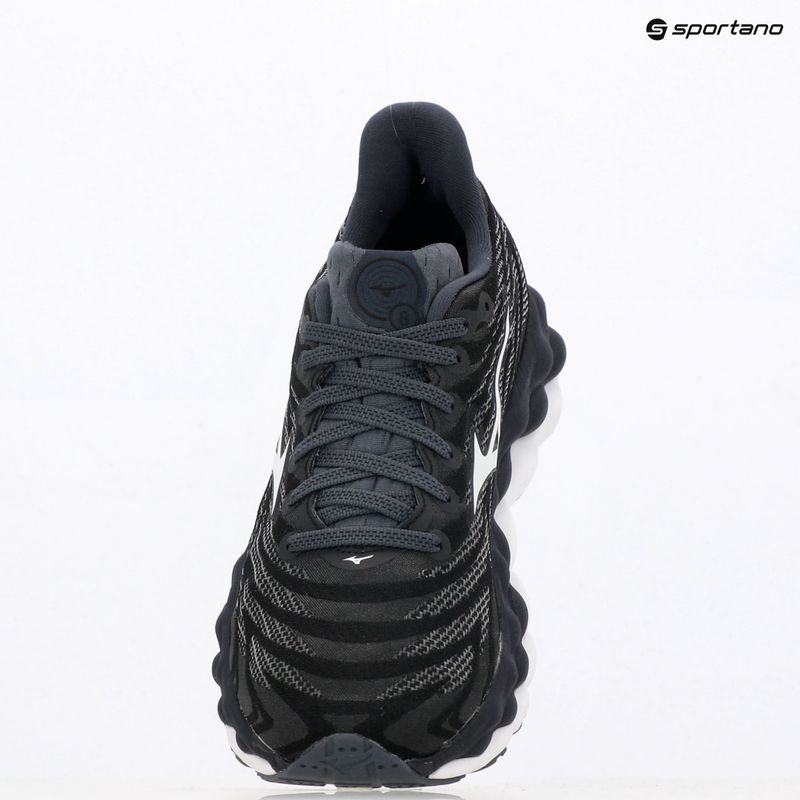 Scarpe da corsa da donna Mizuno Wave Sky 8 nero/bianco/india ink 11