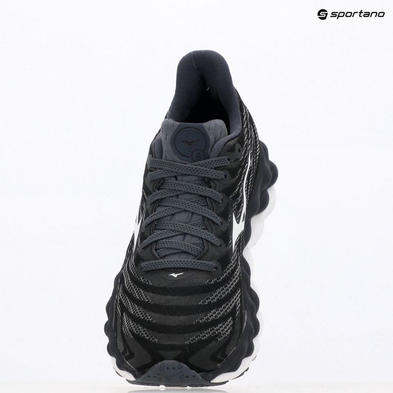 Scarpe da corsa da donna Mizuno Wave Sky 8 nero/bianco/india ink 9