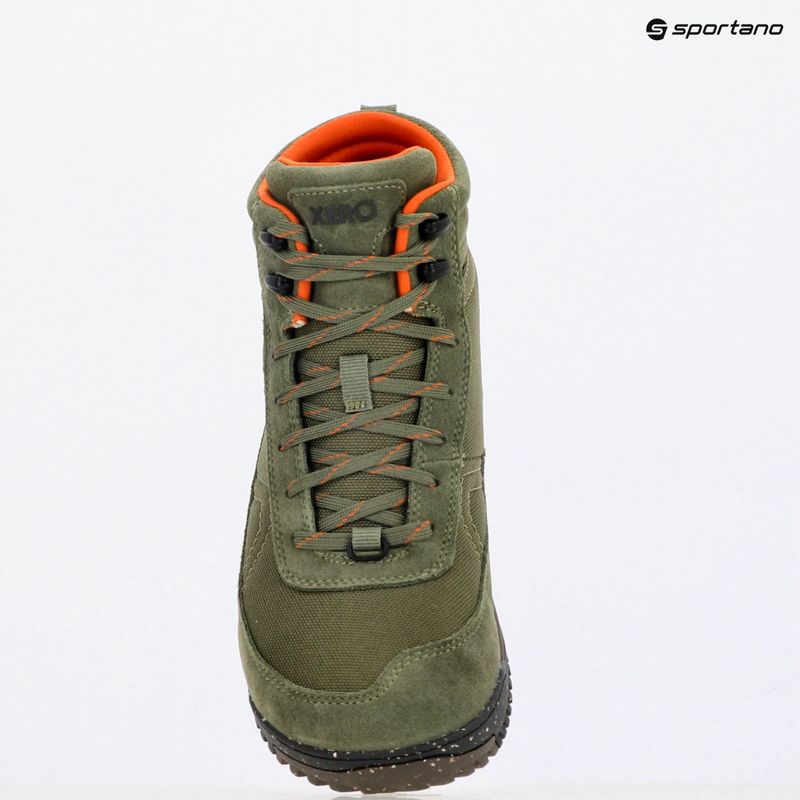 stivale Xero Ridgeway oliva da donna a piedi nudi 18