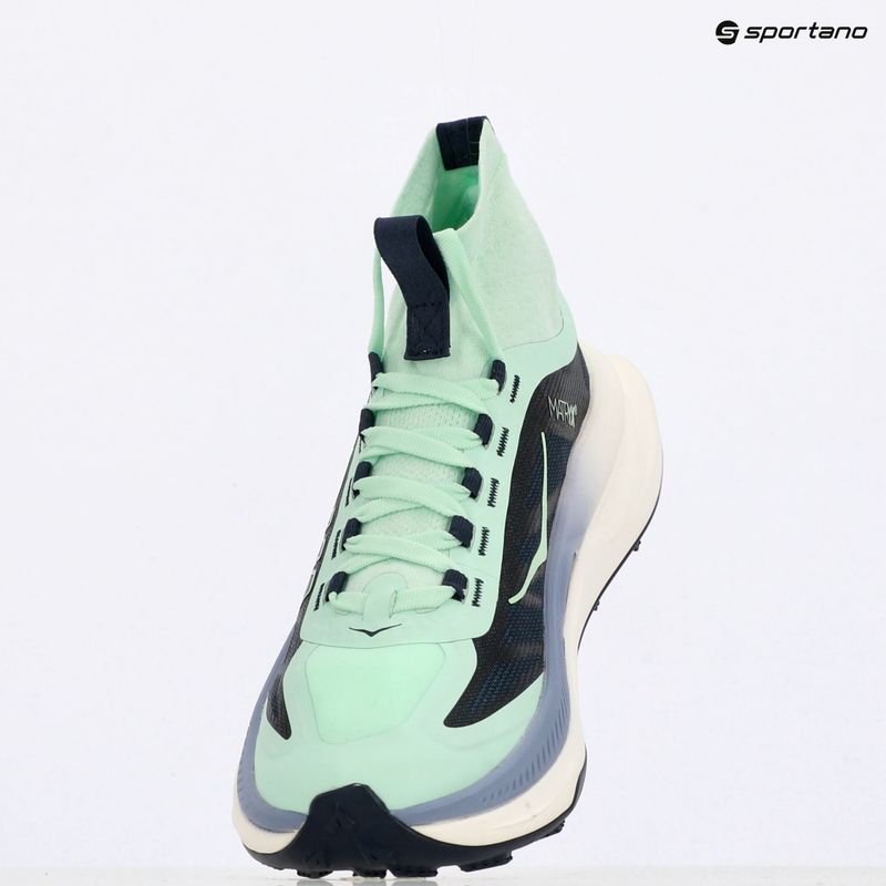 Scarpe da corsa da donna HOKA Tecton X 3 mint fluorite/varsity navy 11