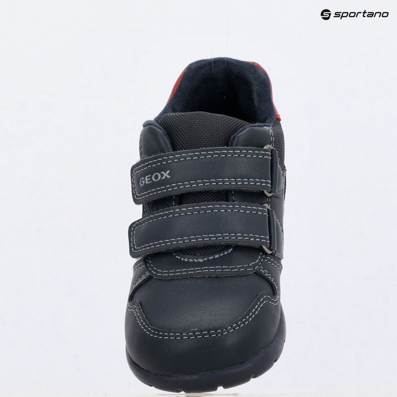Geox Elthan scarpe da bambino blu oceano/rosso 9