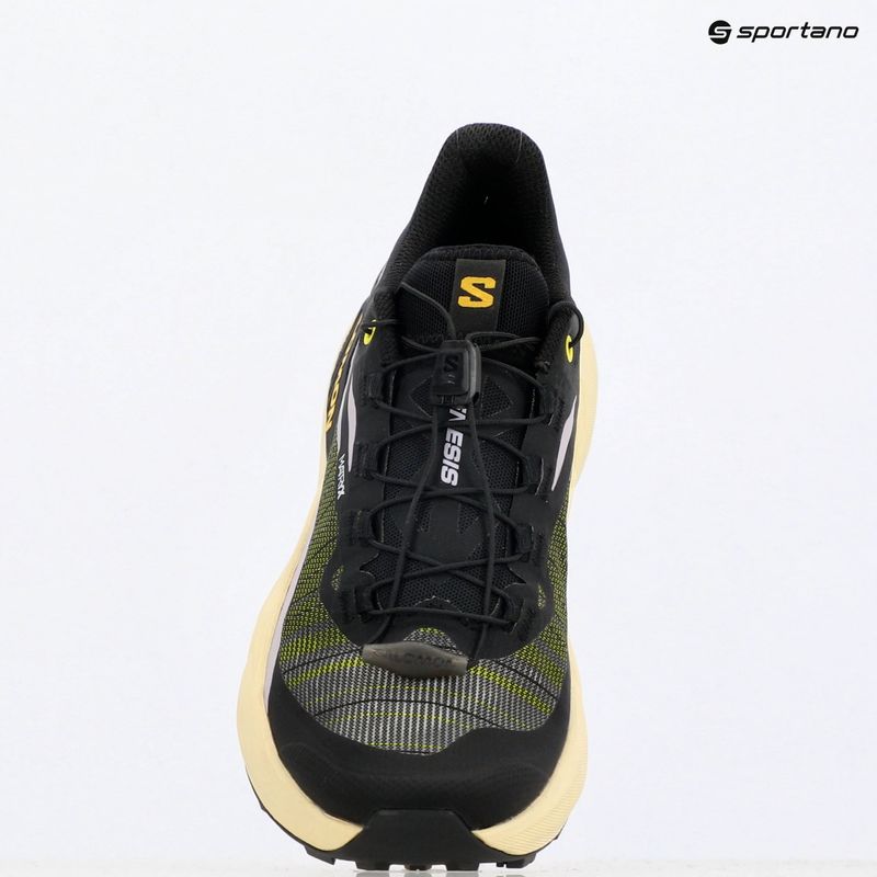 Scarpe da corsa Salomon Genesis donna nero/sulphur spring/orchid petal 11