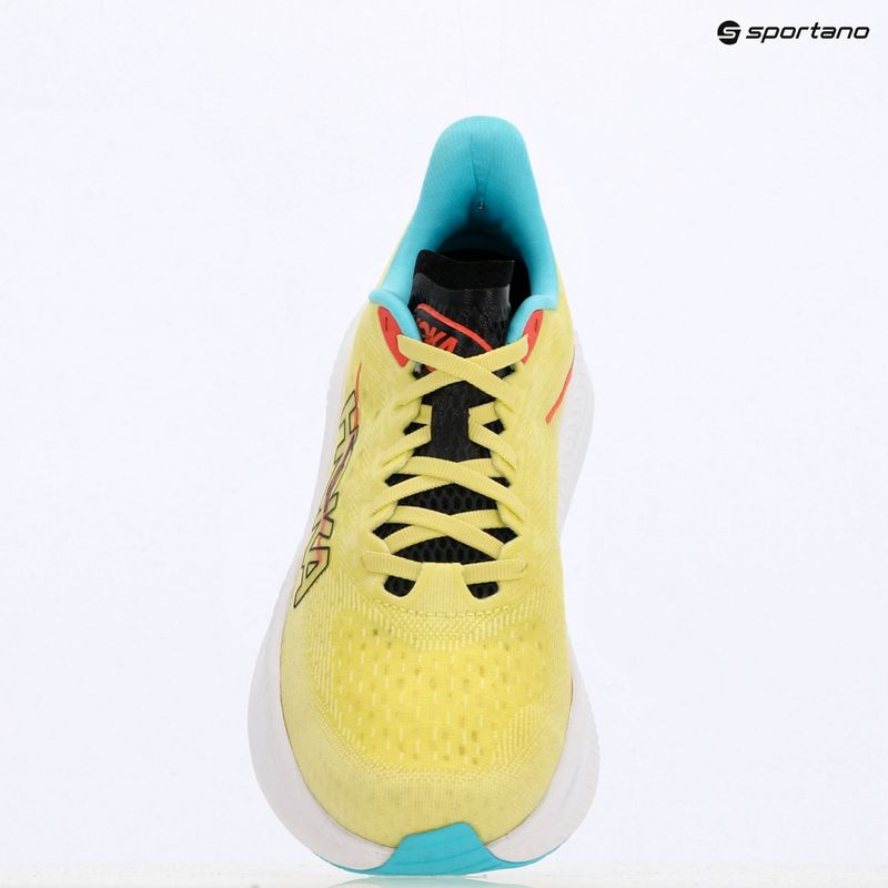 Scarpe da corsa da uomo HOKA Mach 6 blu yuzu/cielo 9