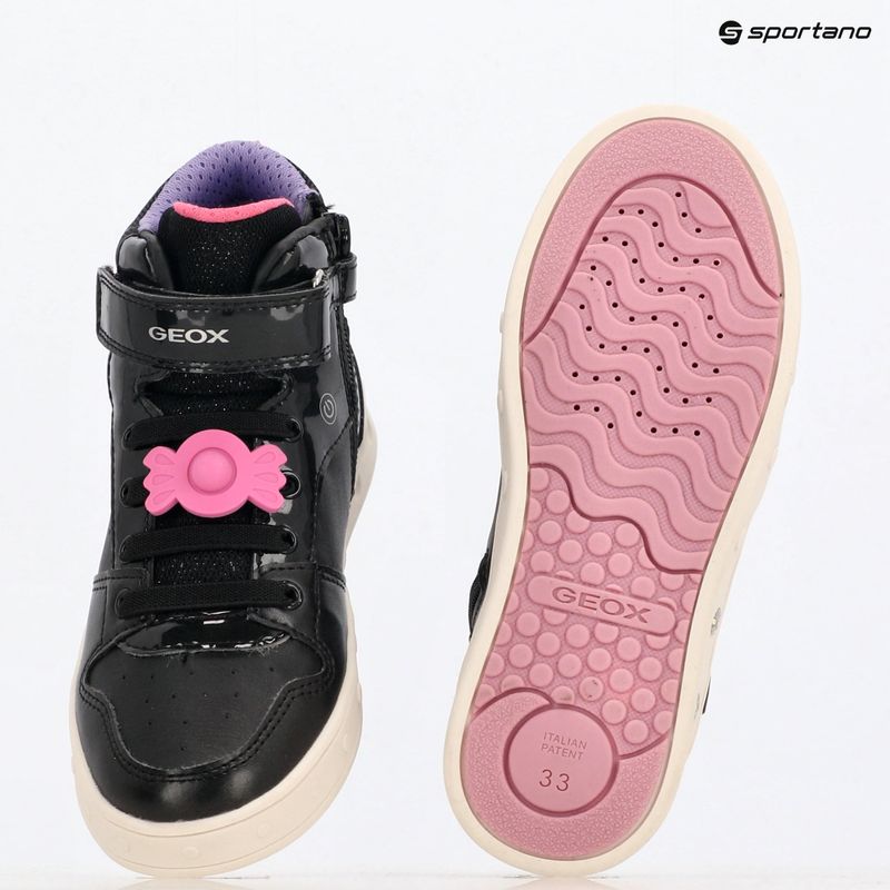Geox Skylin nero/fucsia scarpe da bambino 12