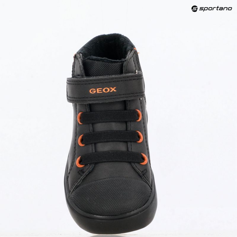 Geox Gisli nero/arancio scuro scarpe da bambino 9