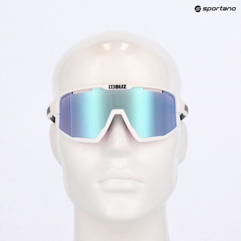Occhiali da sole Bliz Fusion Nano Optics Nordic Light bianco opaco/ begonia/ viola in blu multi 7
