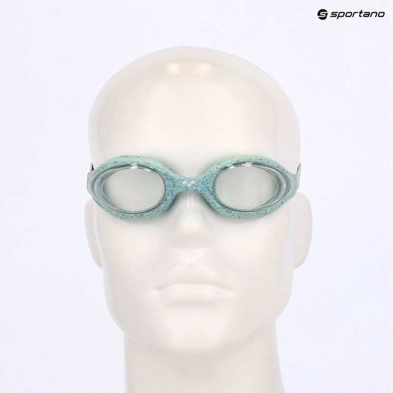 Occhiali da nuoto Arena Spider r chiari/grigi 7