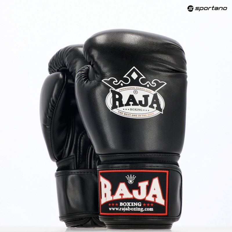 RAJA BOXING Guantoni da boxe singoli in pelle nera 8