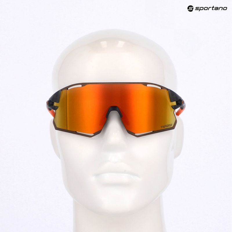 Occhiali da sole Tifosi Rail Race Clarion satin vaporoso/arancione/chiaro 8