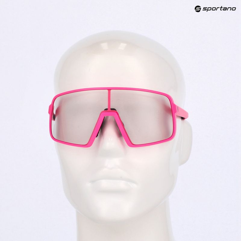 Occhiali da sole SCOTT Torica LS rosa acido/grigio sensibili alla luce 7