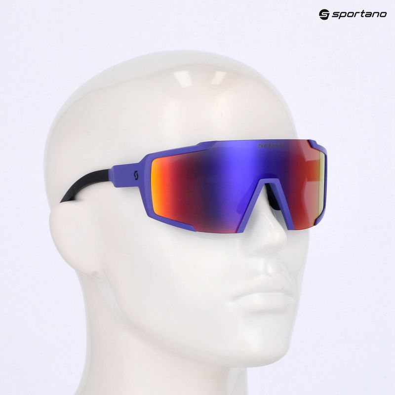 Occhiali da sole SCOTT Shield Compact ultra purple/teal chrome 7