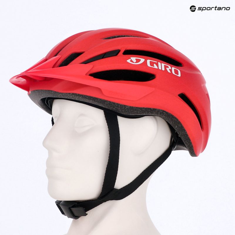Casco da bici per bambini Giro Register II opaco rosso/bianco brillante 13