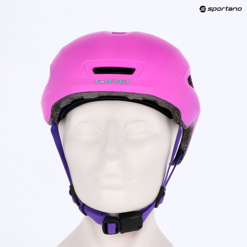 Casco da bici per bambini Giro Scamp II Jr viola opaco 13